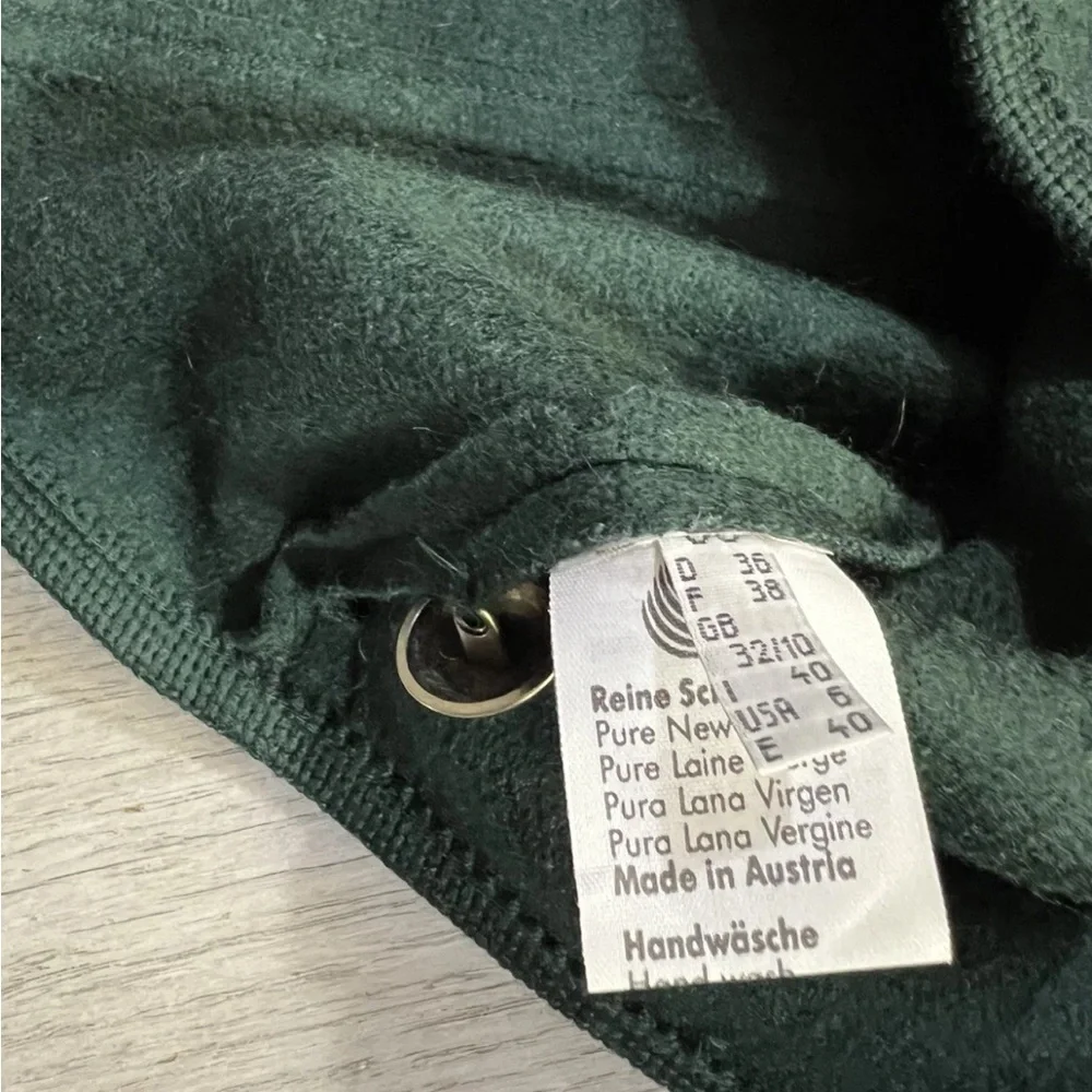 Giesswein Wool Jacket Women’s Green Blazer Size U.S. 6 - Picture 2 of 9